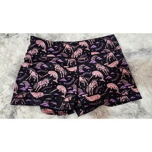 IAB MFG Womens Unicorn Narwhal Rainbow Athletic shorts size medium 8